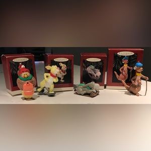 Vintage Hallmark Keepsake “Winnie the Poo” Series Christmas Ornaments